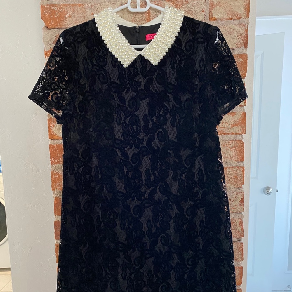 Black lace Betsey Johnson dress